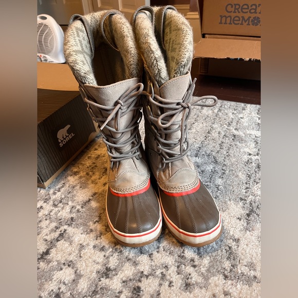 Sorel Womens “Joan of Arctic Knit” waterproof boots - Picture 1 of 8